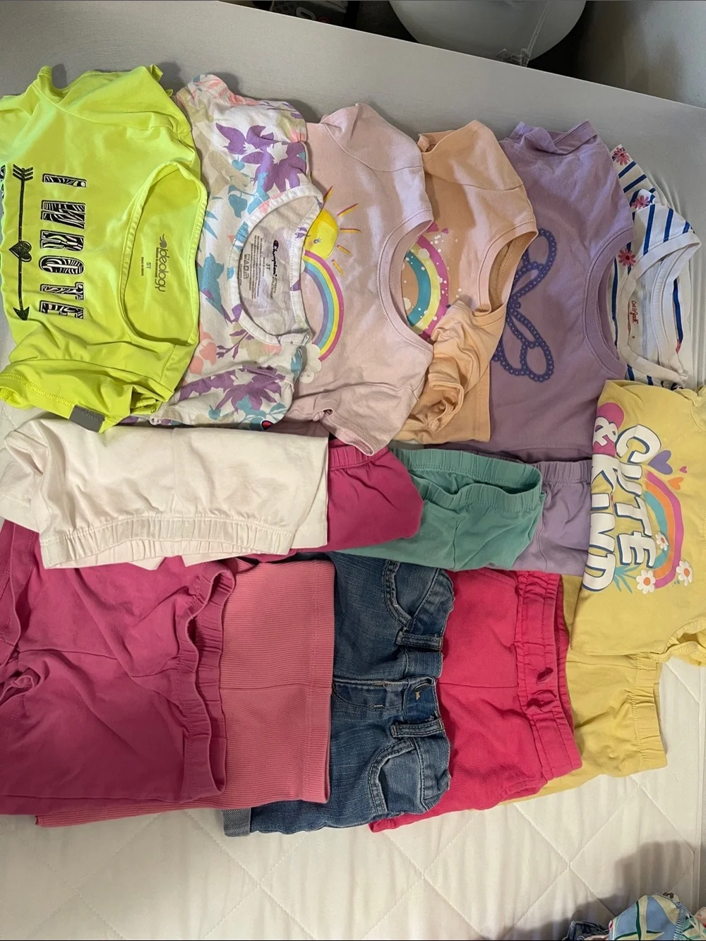 The Children's Place & Cat and Jack shirts and shorts 3T Bundle Girls -16 pieces